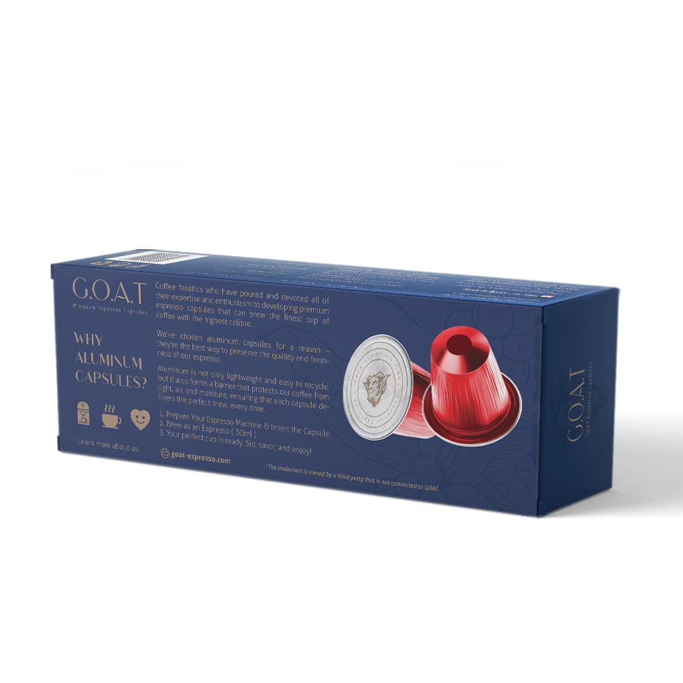 Rosso Espresso 12 Aluminium Capsules