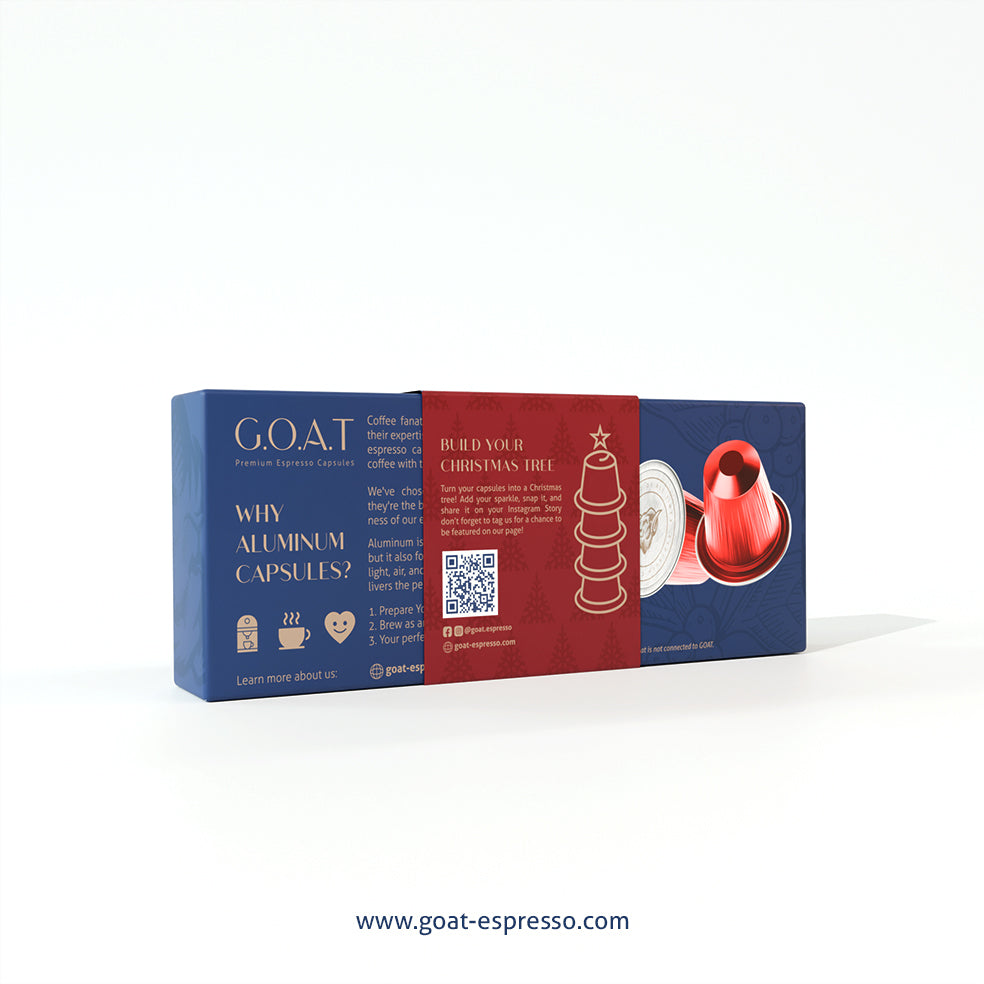 Rosso Espresso 12 Aluminium Capsules - Limited Edition