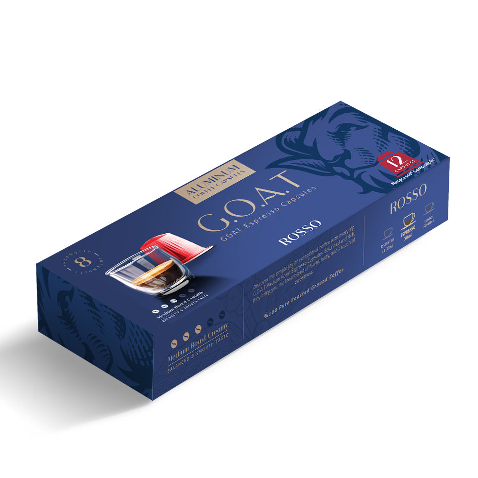 Rosso Espresso 12 Aluminium Capsules