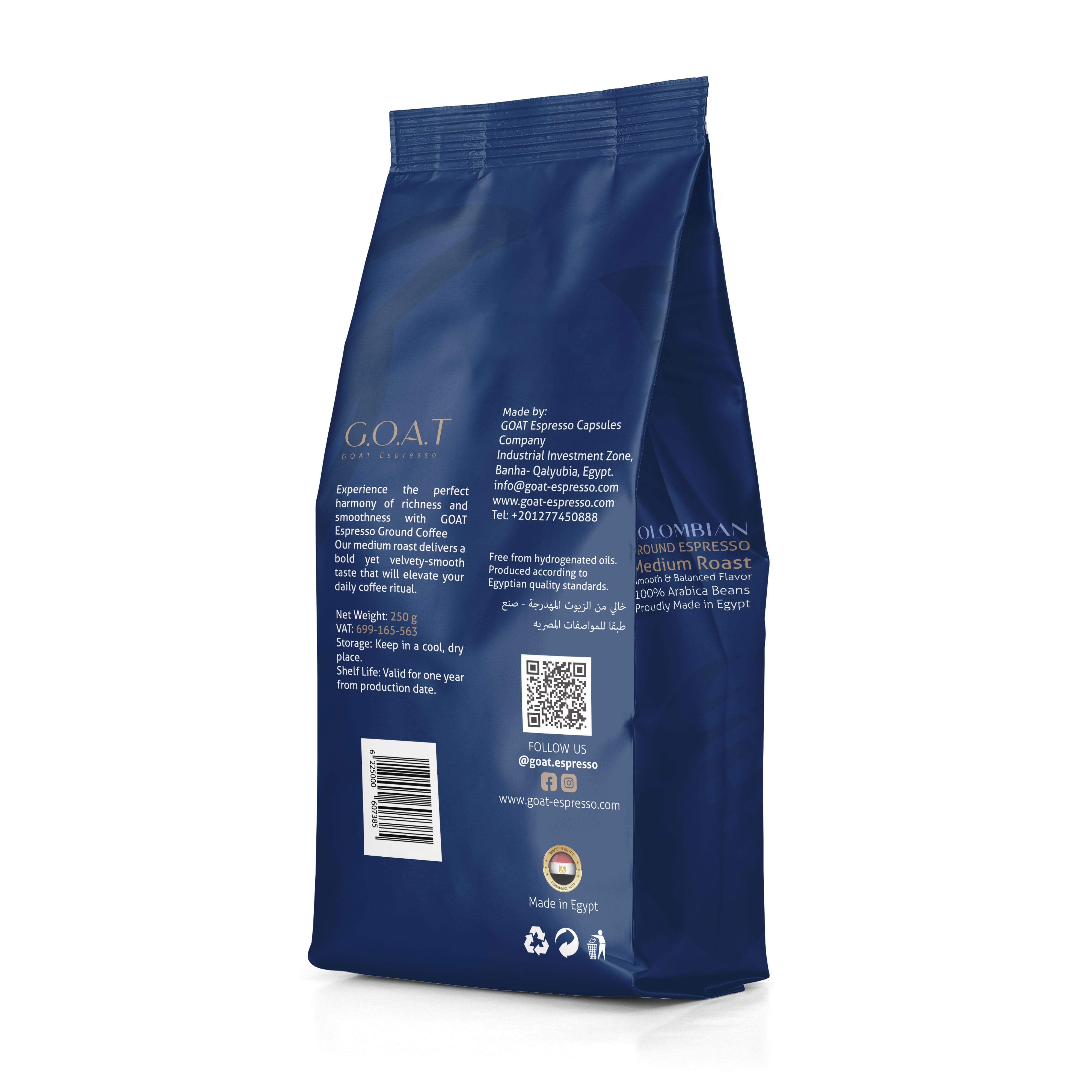 Colombian Ground Espresso - 250g