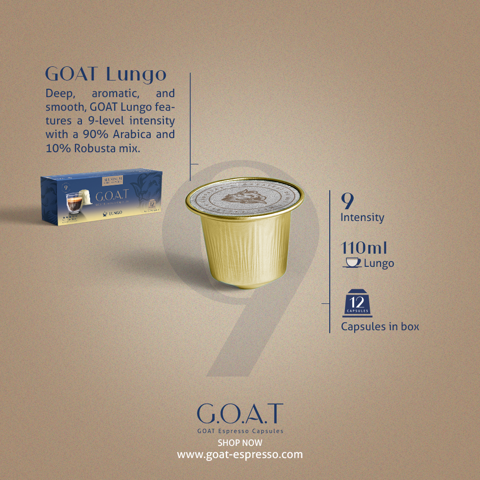 Lungo Espresso 12 Aluminum Capsules
